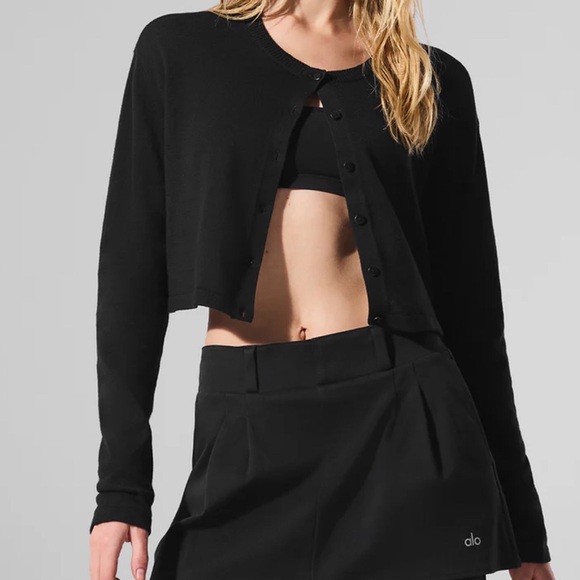 ALO Yoga Sweaters - Alo Yoga Supernatural Sweater Cardigan Black S